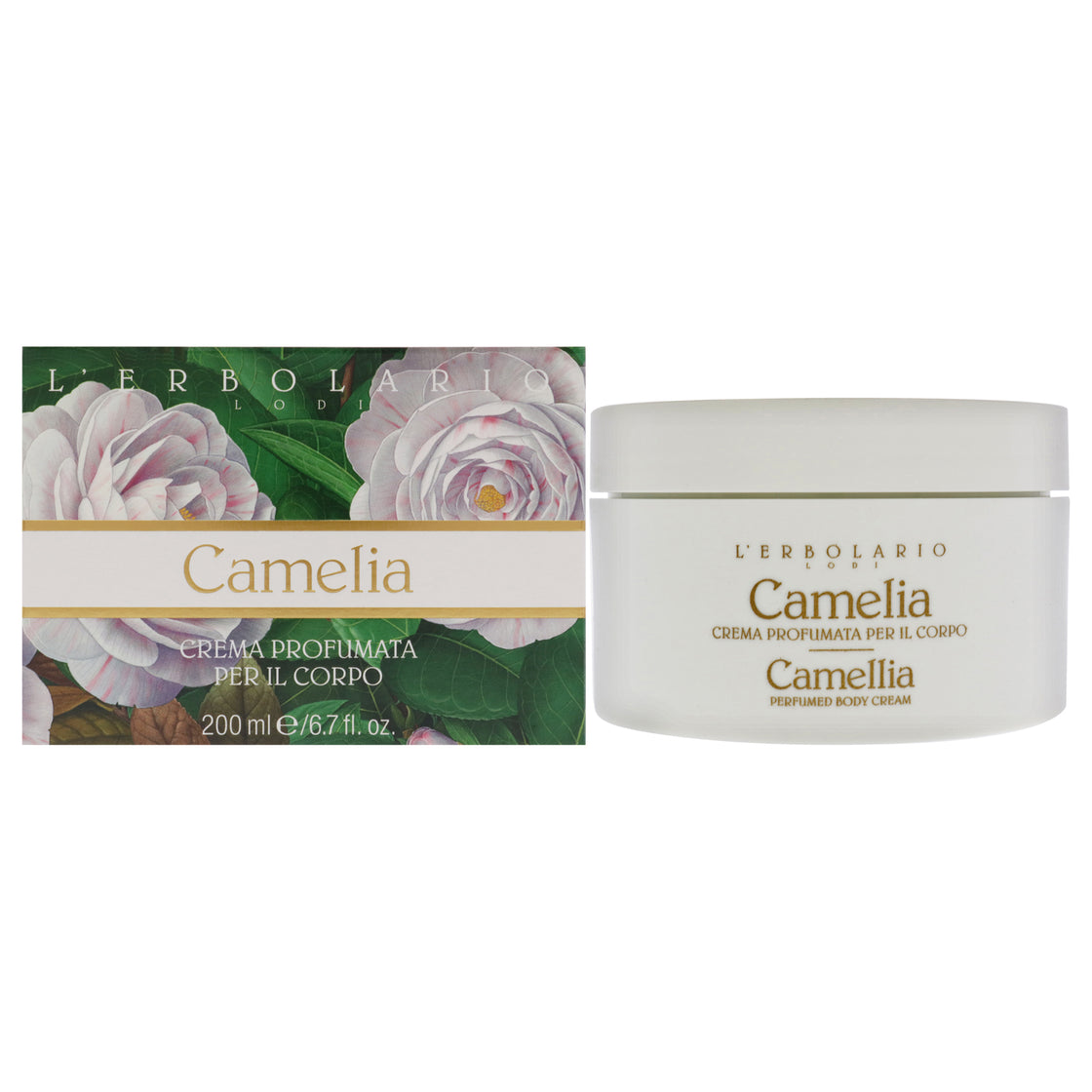 Perfumed Body Cream - Camelia by LErbolario for Unisex - 6.7 oz Body Cream