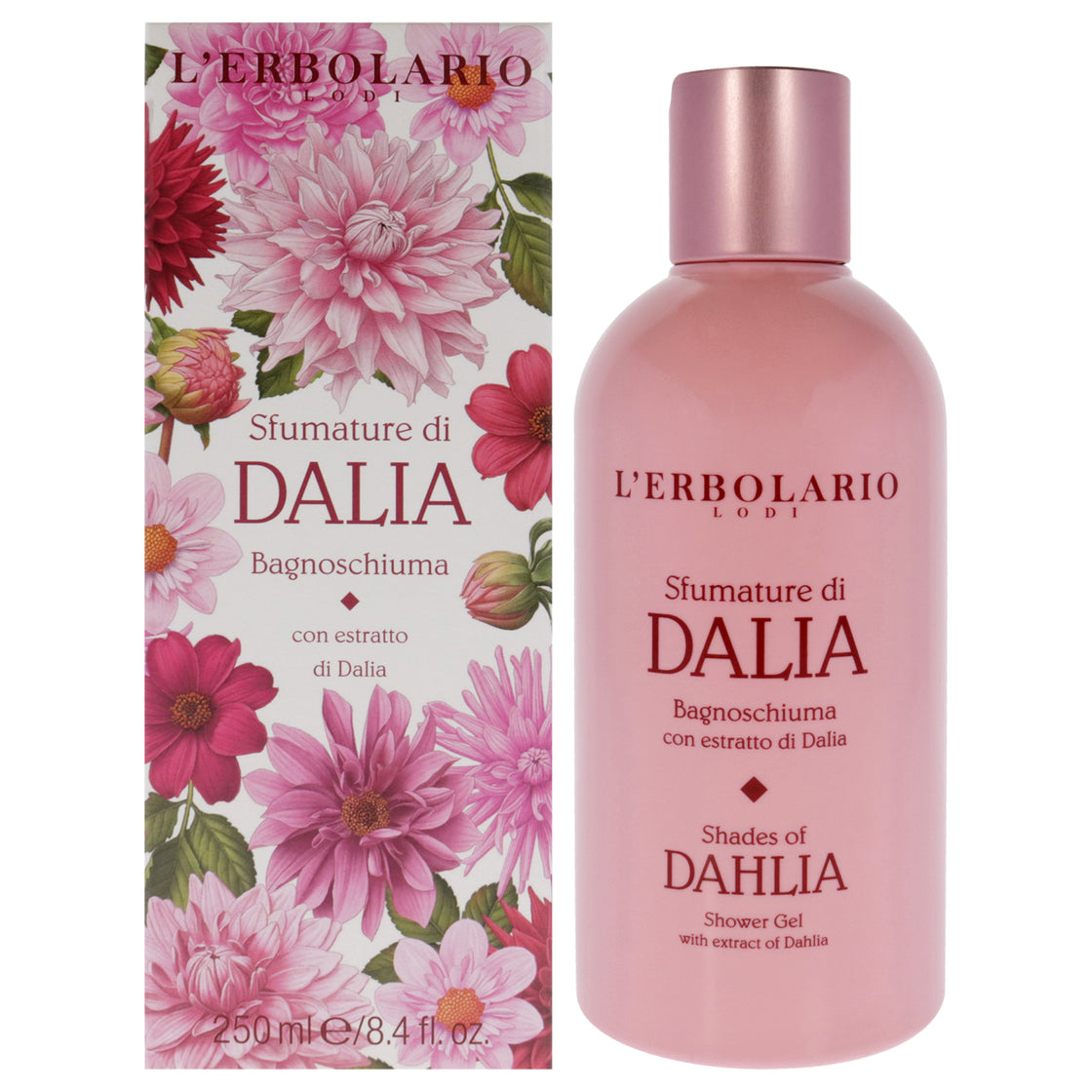 Shades of Dahlia Shower Gel by LErbolario for Unisex - 8.4 oz Shower Gel