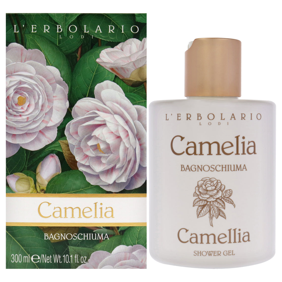 Shower Gel - Camelia by LErbolario for Unisex - 10.1 oz Shower Gel