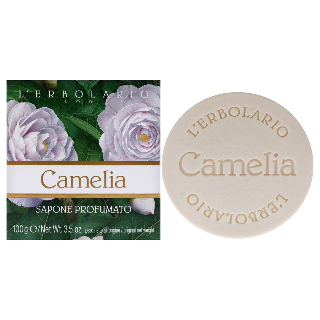 Camelia Perfumed Soap by LErbolario for Unisex - 3.5 oz Soap