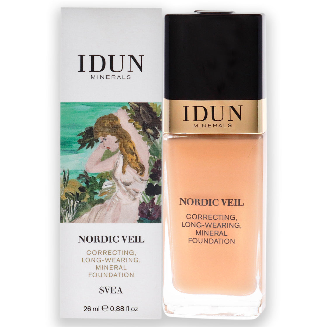 Nordic Veil Foundation - 309 Svea by Idun Minerals for Women - 0.88 oz Foundation