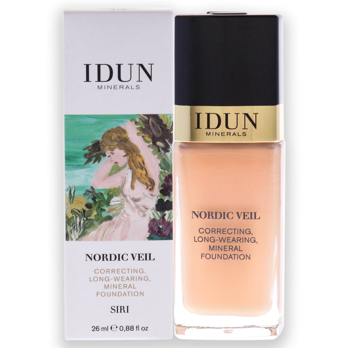 Nordic Veil Foundation - 310 Siri by Idun Minerals for Women - 0.88 oz Foundation