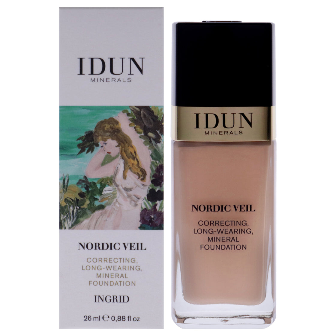 Nordic Veil Foundation - 312 Ingrid by Idun Minerals for Women - 0.88 oz Foundation