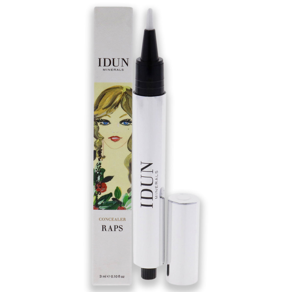 Concealer - 001 Raps by Idun Minerals for Women - 0.1 oz Concealer