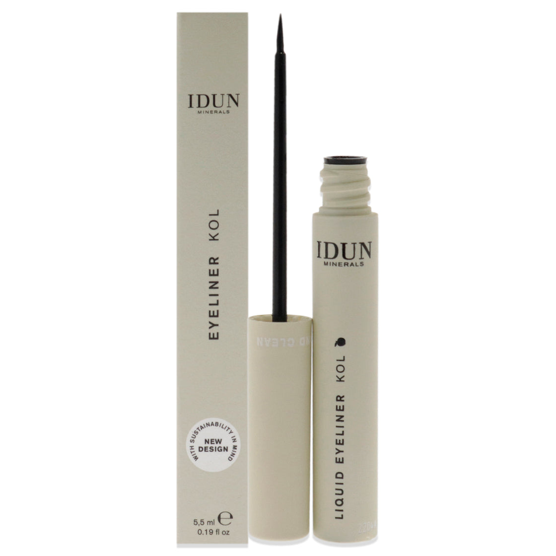 Liquid Eyeliner - 151 Kol by Idun Minerals for Women - 0.19 oz Eyeliner