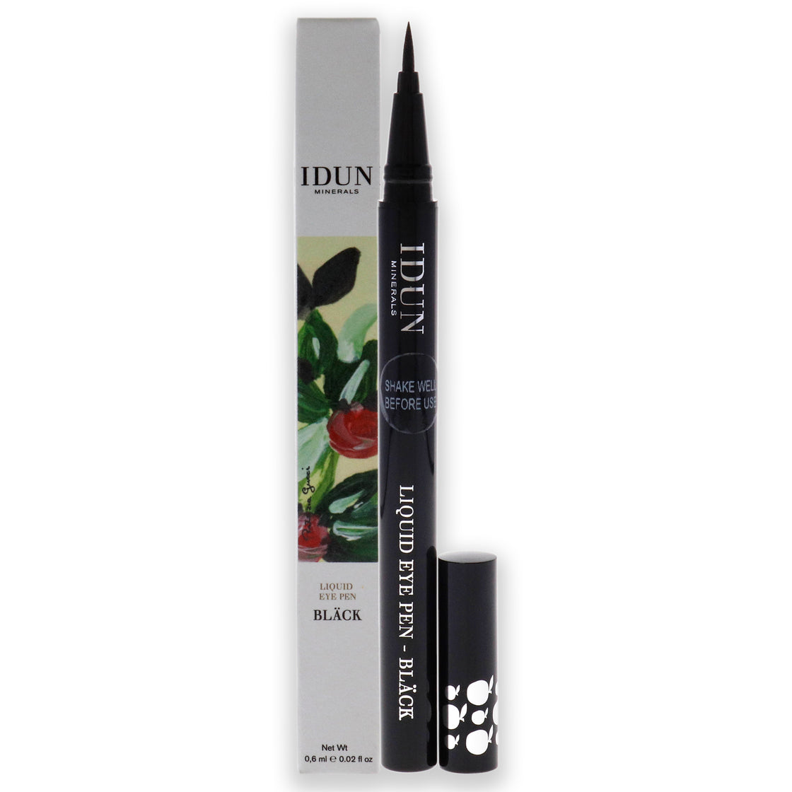 Liquid Eye Pen - 152 Black by Idun Minerals for Women - 0.02 oz Eyeliner