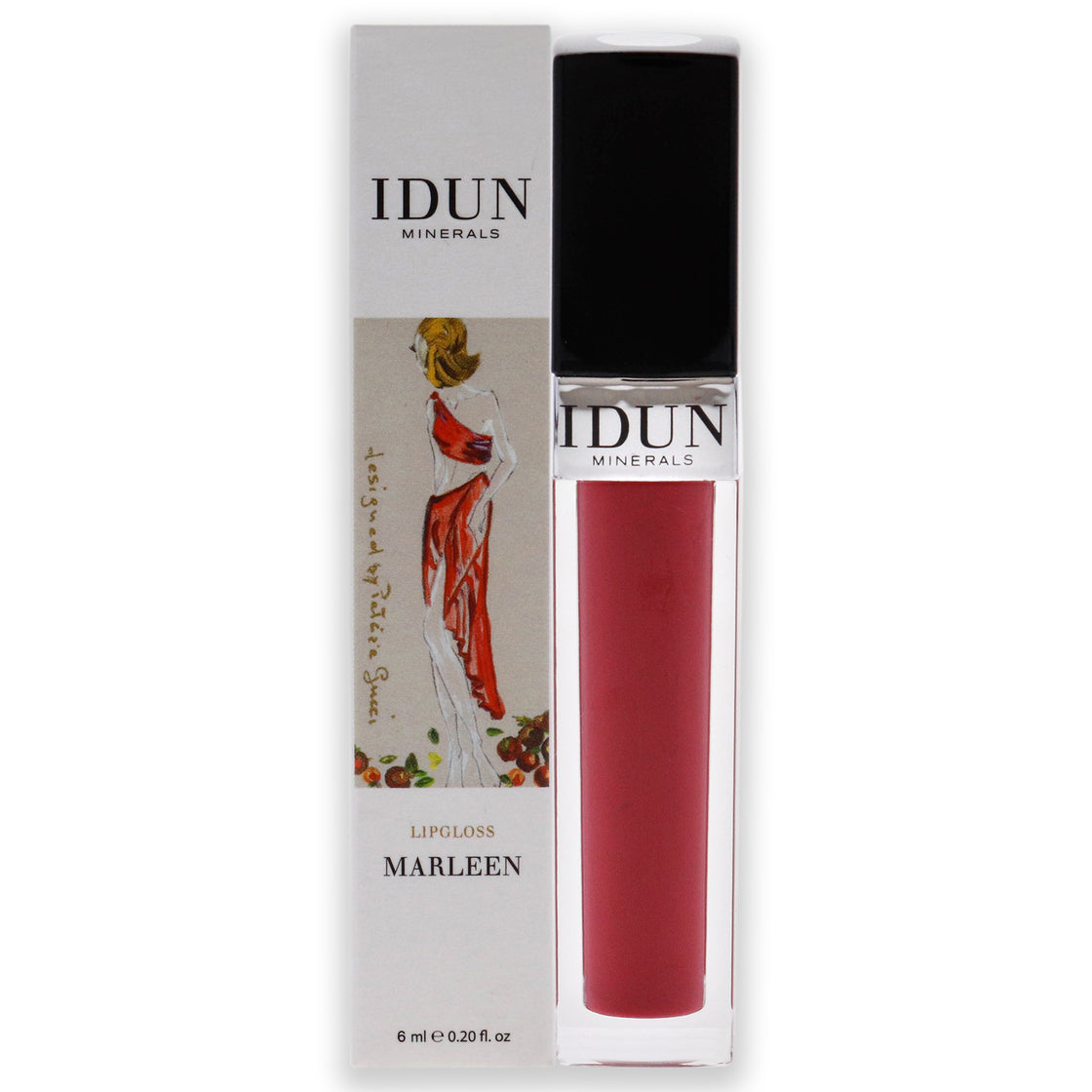 Lipgloss - 007 Marleen by Idun Minerals for Women - 0.2 oz Lip Gloss