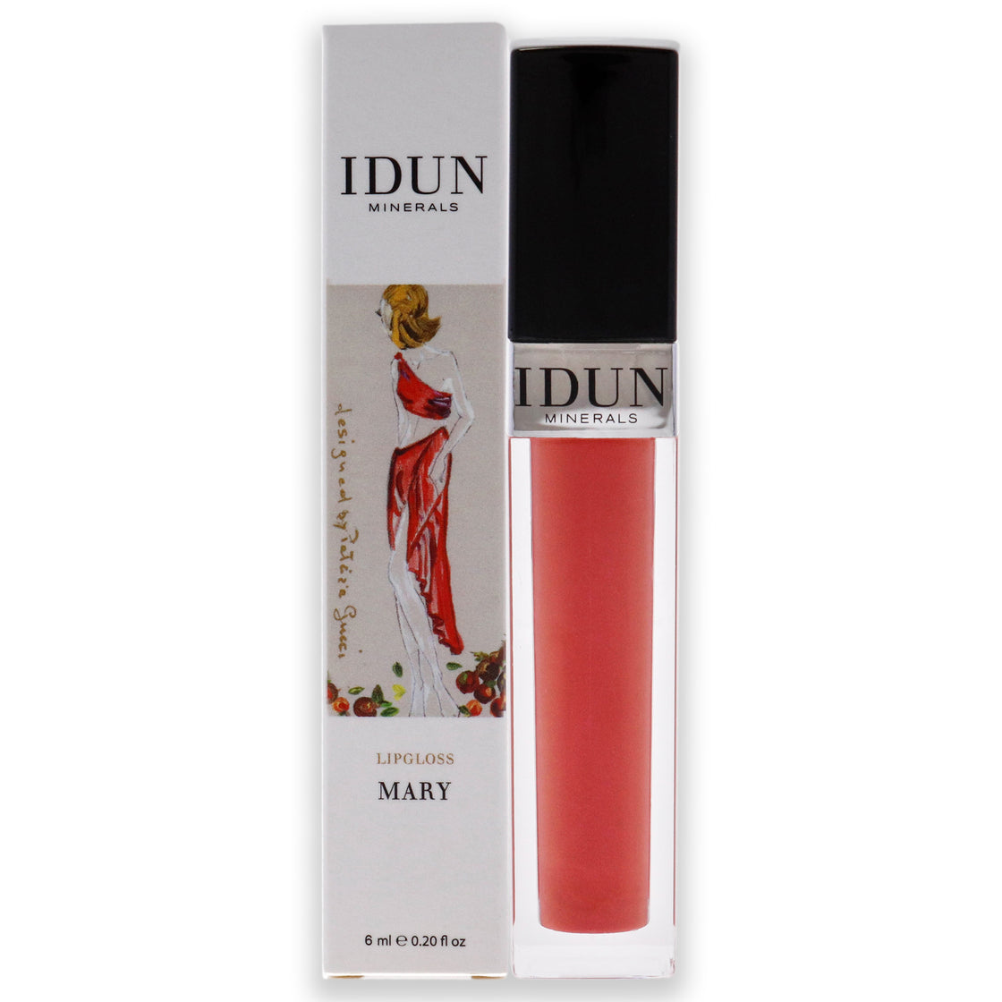 Lipgloss - 012 Mary by Idun Minerals for Women - 0.2 oz Lip Gloss