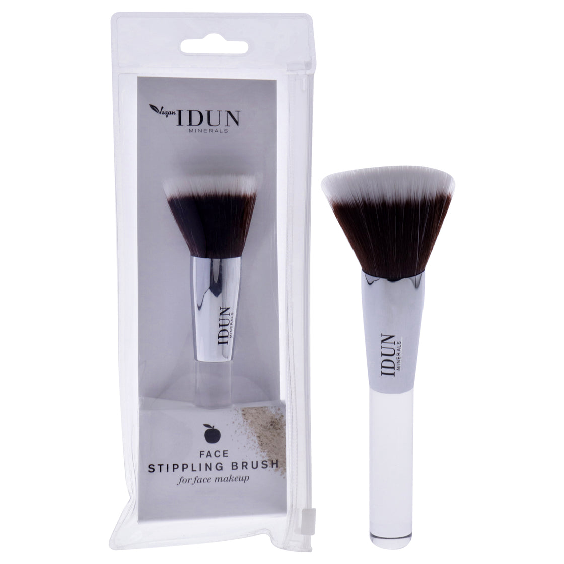 Face Stippling Brush - 011 by Idun Minerals for Women - 1 Pc Brush