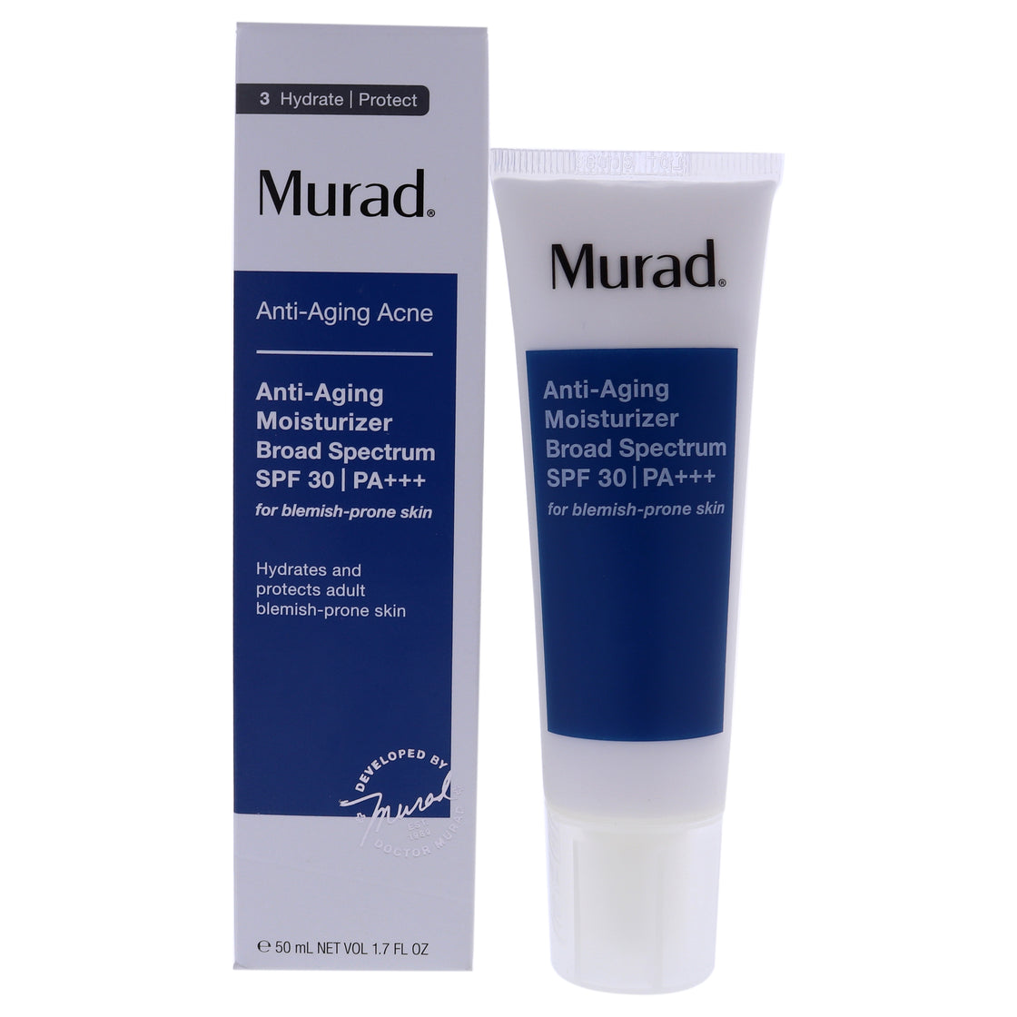 Anti-Aging Moisturizer SPF 30 by Murad for Unisex - 1.7 oz Moisturizer