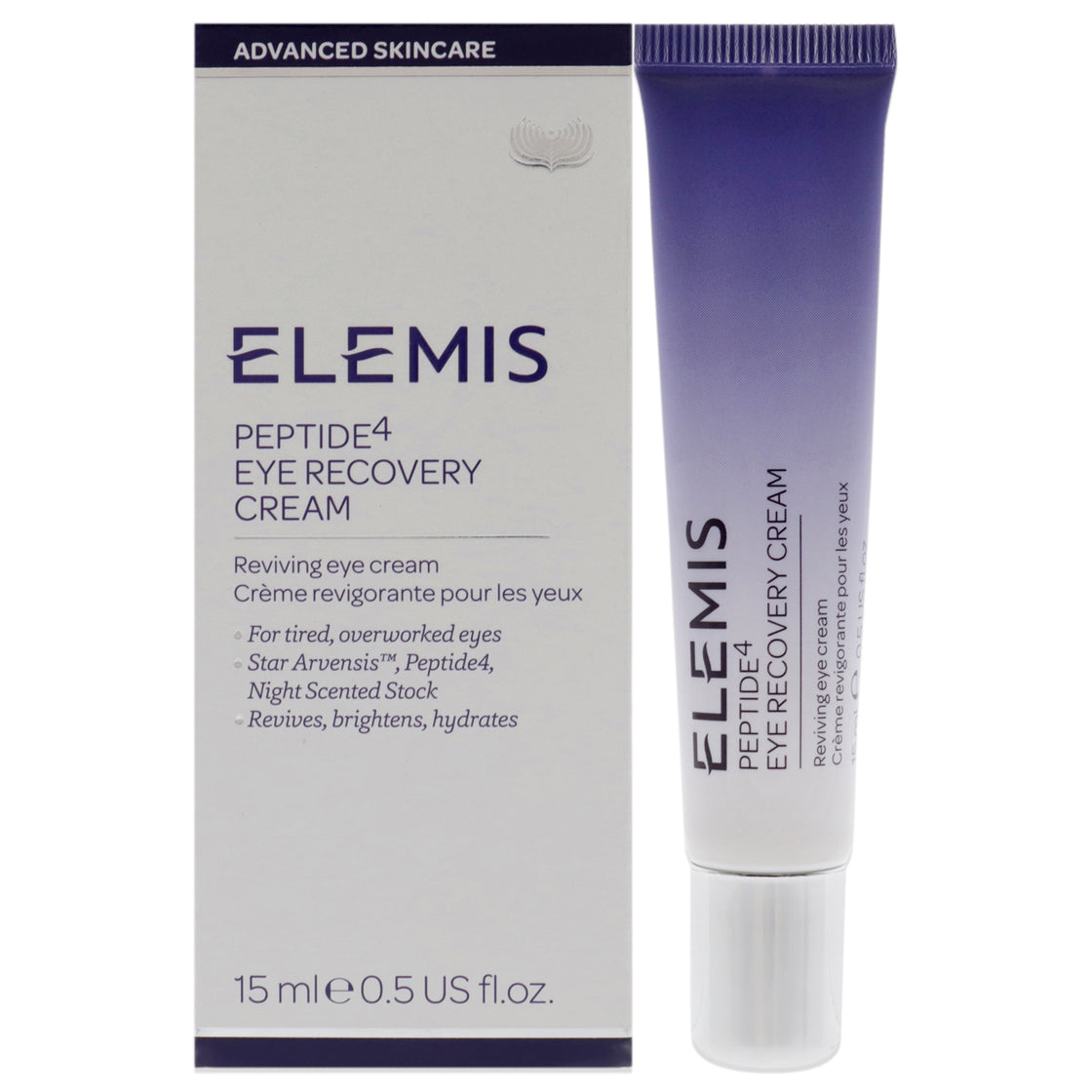 Peptide4 Eye Recovery Cream by Elemis for Unisex - 0.5 oz Cream