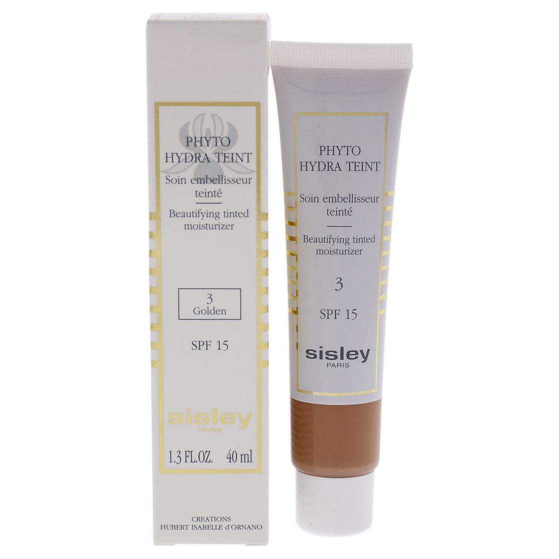 Phyto Hydra Teint Beautifying Tinted Moisturizer SPF 15 - 03 Golden by Sisley for Women - 1.3 oz Makeup