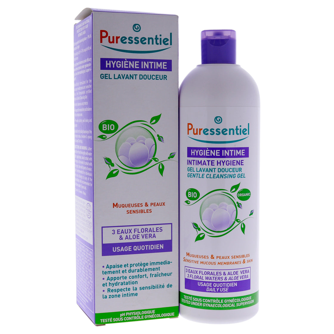 Intimate Hygiene Gentle Cleansing Gel by Puressentiel for Women - 17 oz Gel