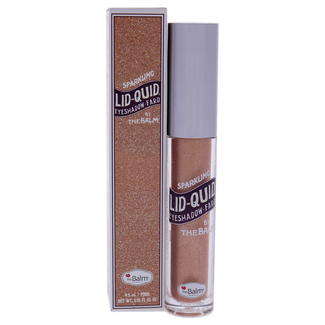 Lid-Quid Sparkling Liquid Eyeshadow - Rose by the Balm for Women - 0.15 oz Eye Shadow