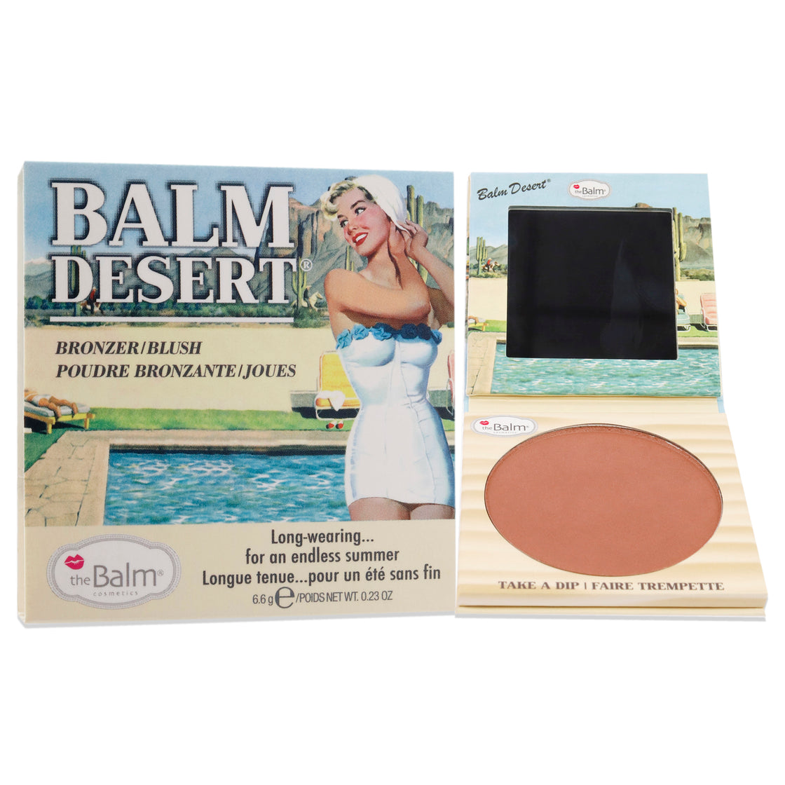 Balm Desert Bronzer-Blush by the Balm for Women - 0.23 oz Blush