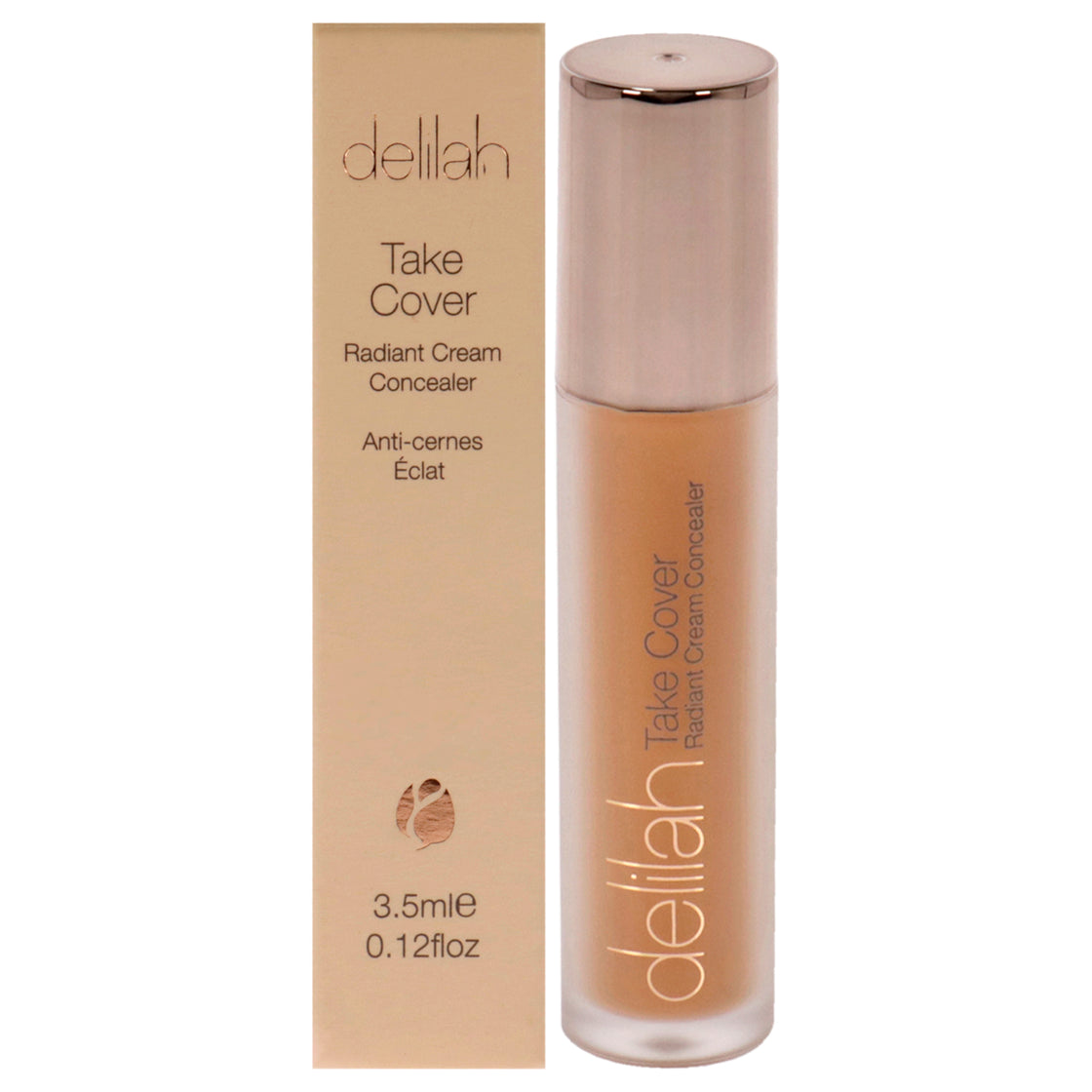 Take Cover Radiant Cream Concealer - Cashmere by Delilah for Women - 0.12 oz Concealer