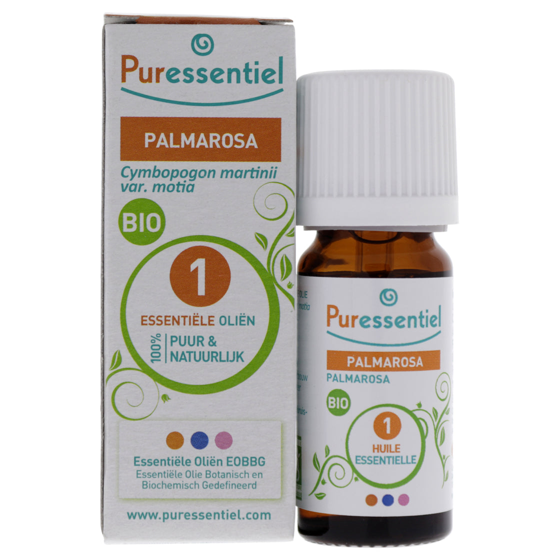 Organic Essential Oil - Palmarosa by Puressentiel for Unisex - 0.3 oz Oil