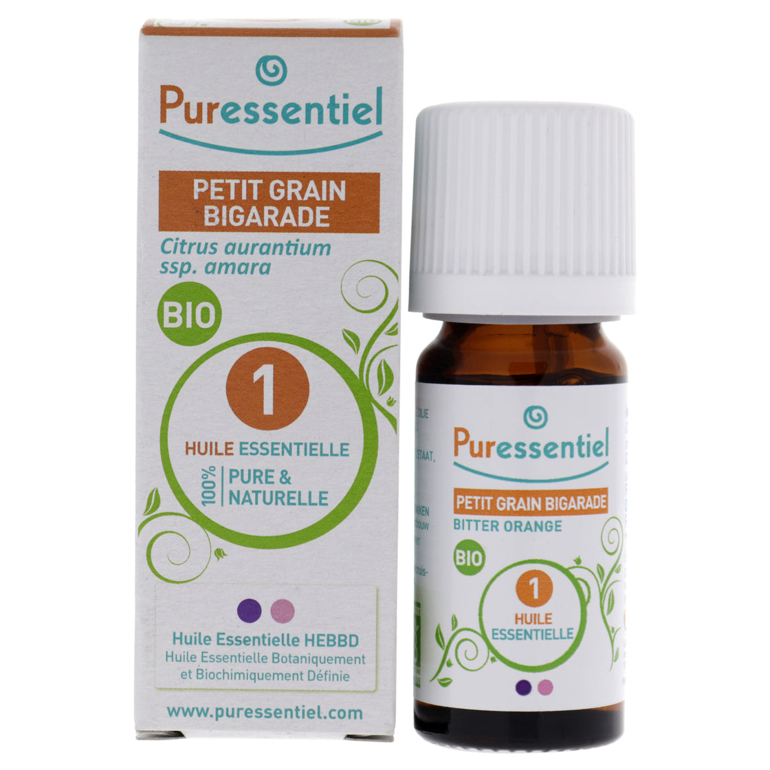 Organic Essential Oil - Petit Grain by Puressentiel for Unisex - 0.3 oz Oil