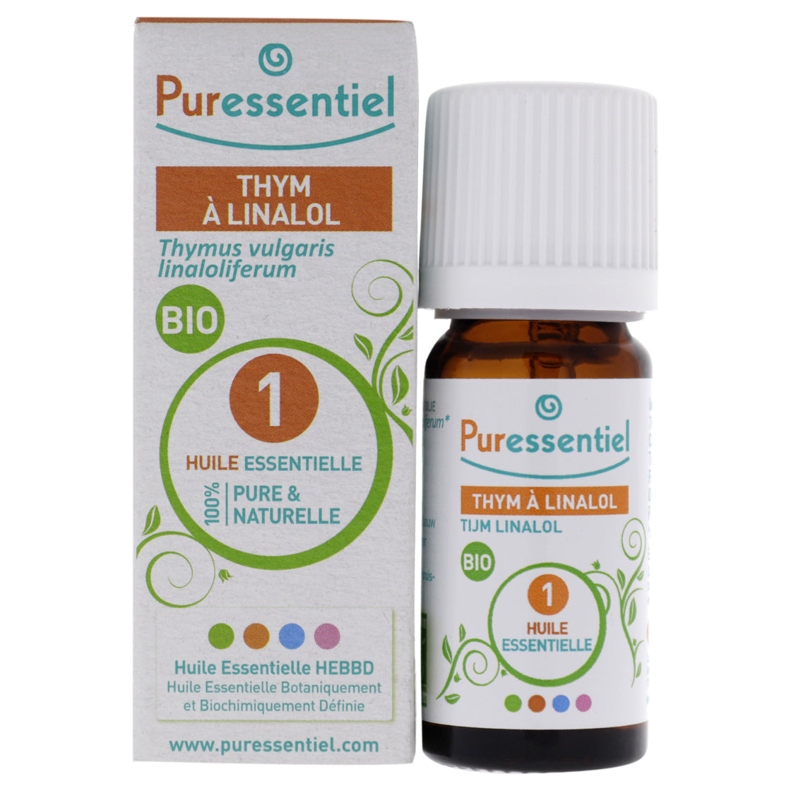 Organic Essential Oil - Thyme Linalol by Puressentiel for Unisex - 0.17 oz Oil