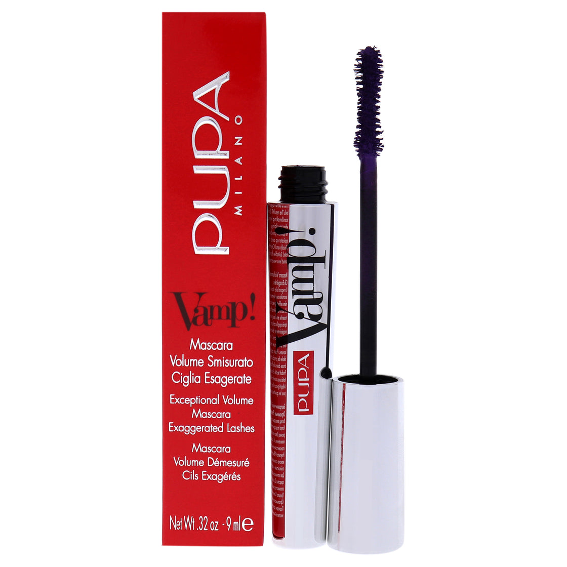 Vamp! Mascara - 400 Amethyst Violet by Pupa Milano for Women - 0.32 oz Mascara