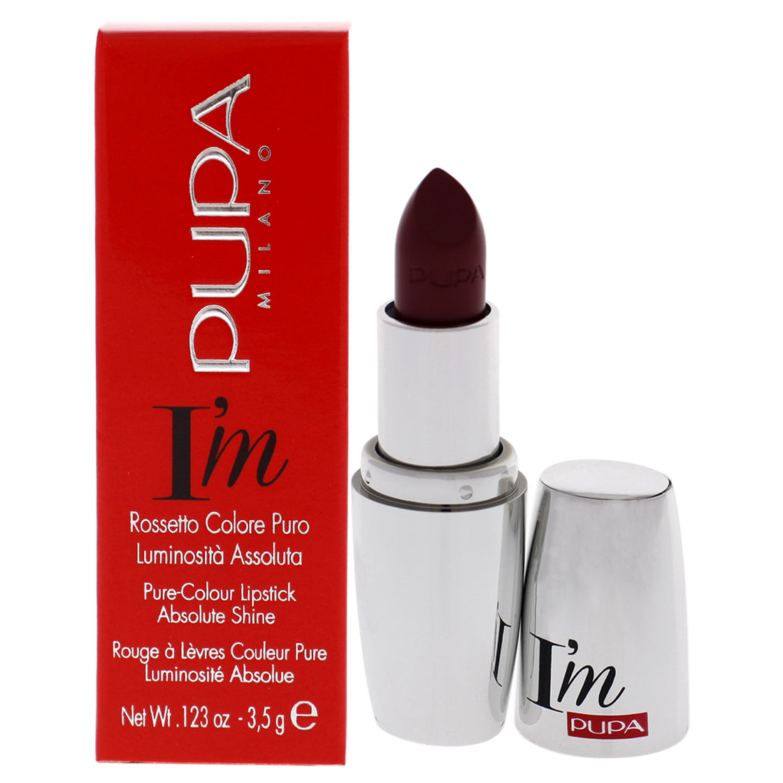 I Am Pure-Colour Lipstick - 422 Fancy Violet by Pupa Milano for Women - 0.123 oz Lipstick