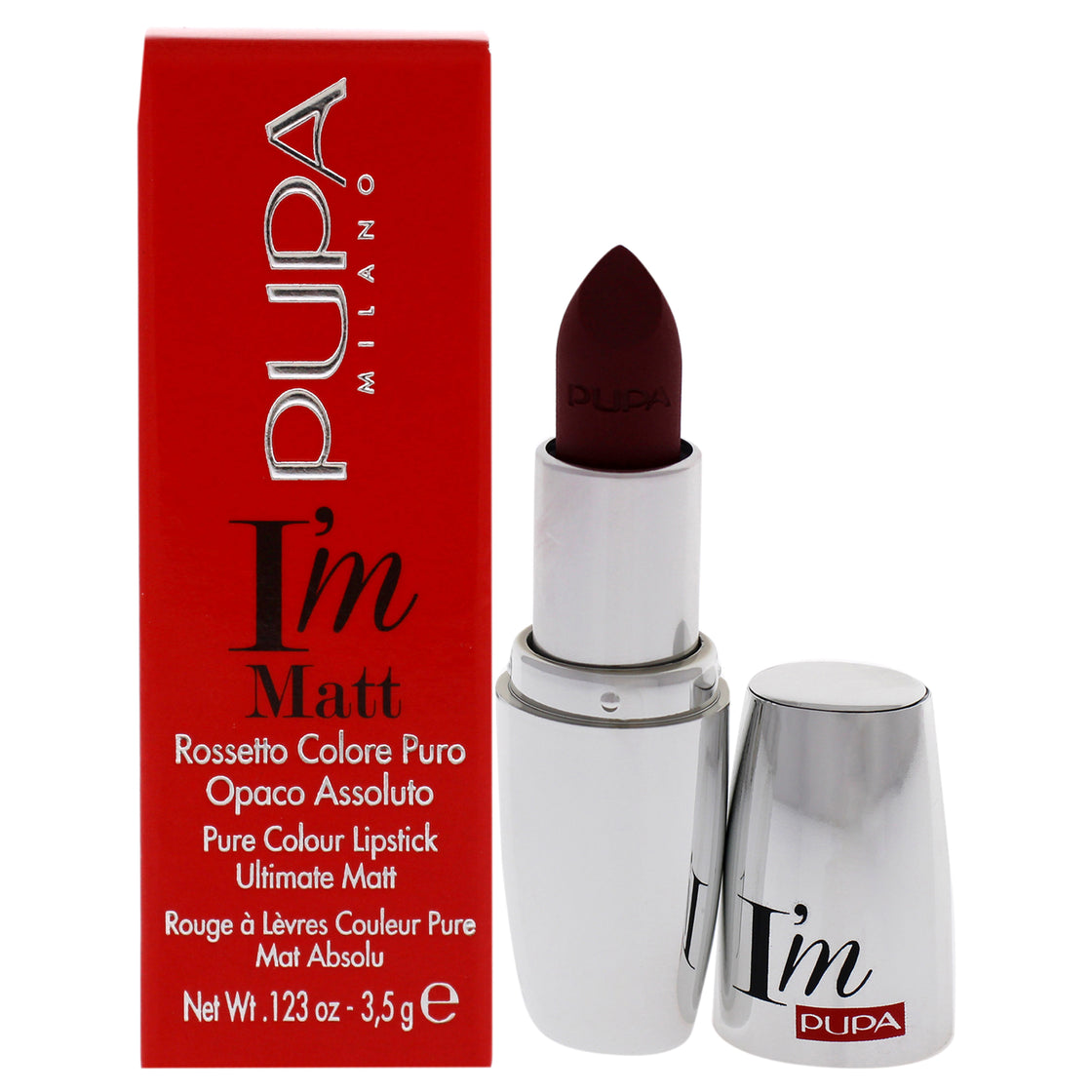 I Am Matte Pure Colour Lipstick - 013 Brown Rose by Pupa Milano for Women - 0.123 oz Lipstick