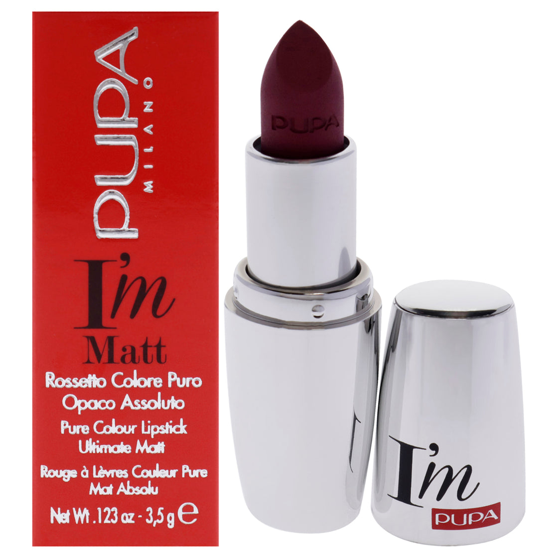 I Am Matte Pure Colour Lipstick - 032 Fancy Mauve by Pupa Milano for Women - 0.123 oz Lipstick