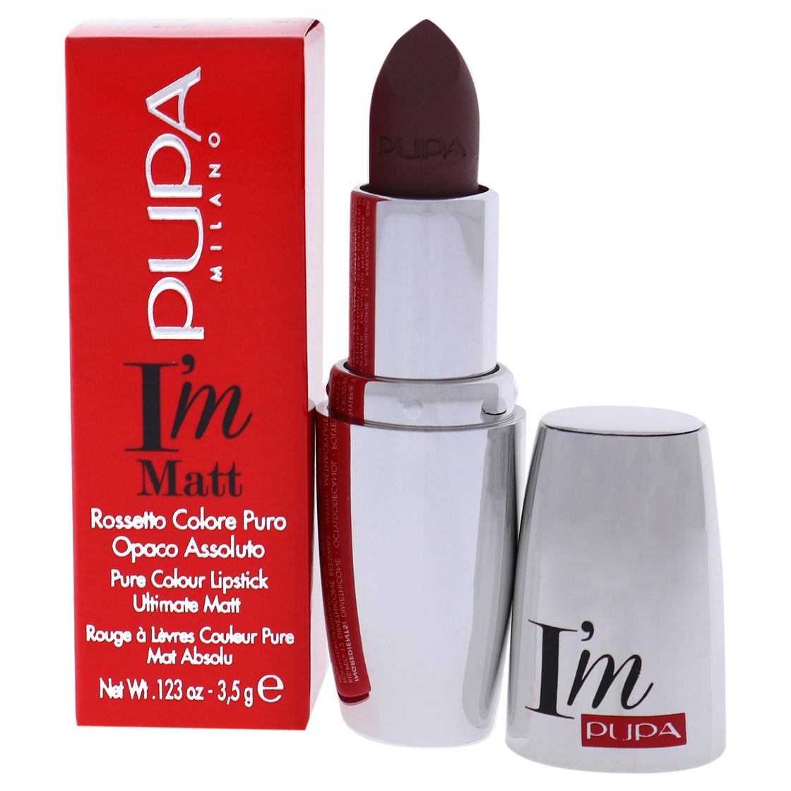 I Am Matte Pure Colour Lipstick - 037 Unexpected Mauve by Pupa Milano for Women - 0.123 oz Lipstick