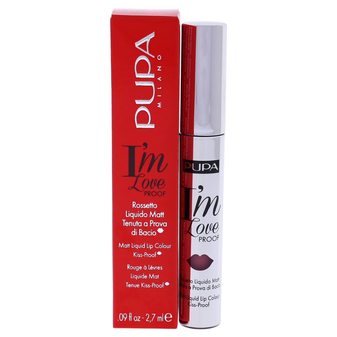 I Am Love Proof Matt Liquid Lip Color - 004 Intense Rose by Pupa Milano for Women - 0.09 oz Lipstick