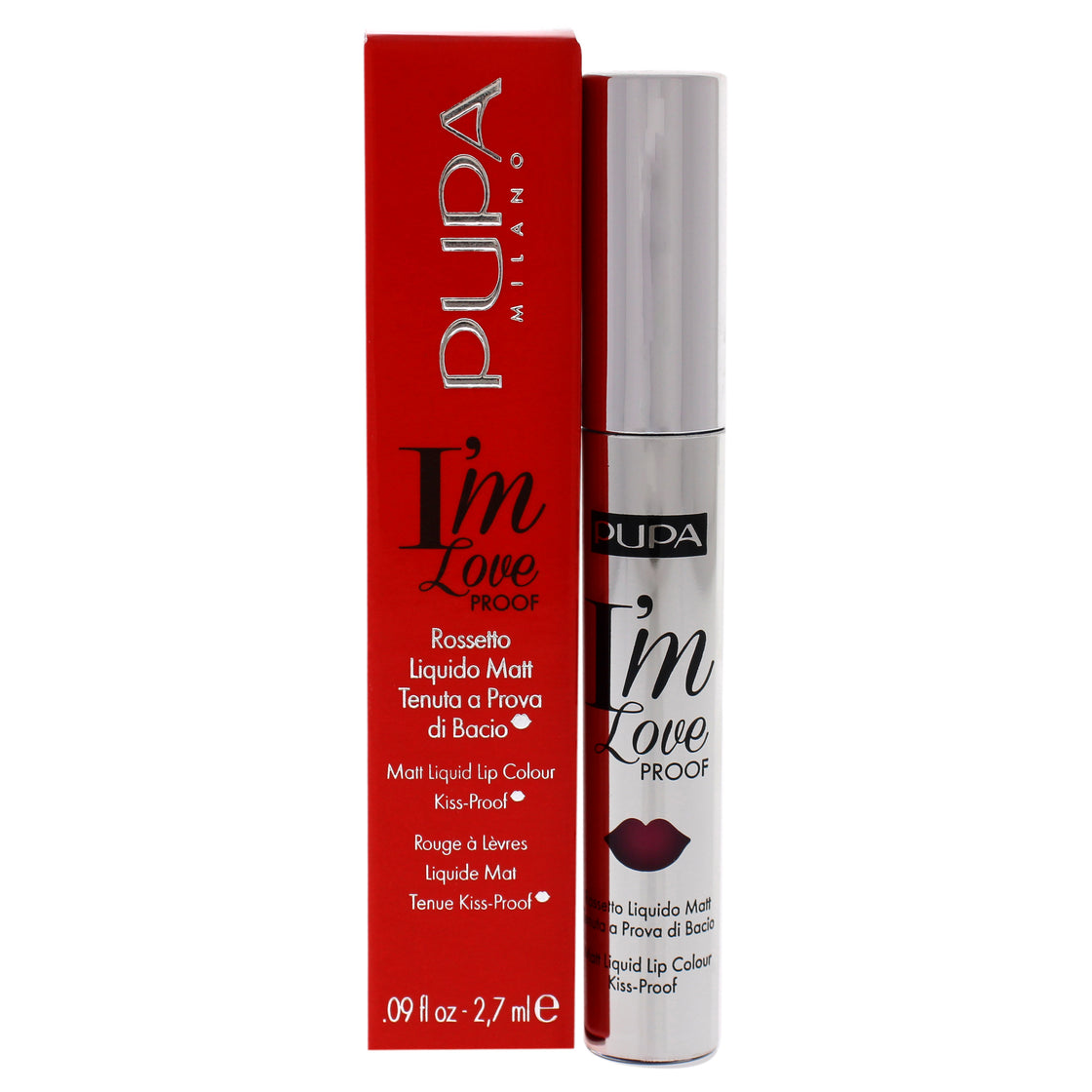 I Am Love Proof Matt Liquid Lip Color - 008 Flamingo Fuchsia by Pupa Milano for Women - 0.09 oz Lipstick