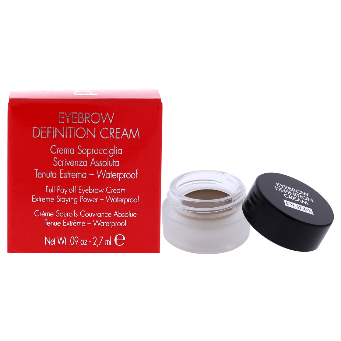 Eyebrow Definition Cream - 001 Ash by Pupa Milano for Women - 0.09 oz Eyebrow Cream