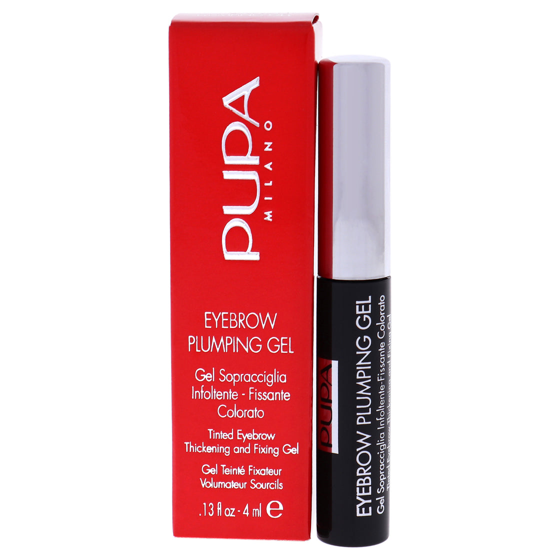 Eyebrow Plumping Gel - 002 Brown by Pupa Milano for Women - 0.13 oz Eyebrow Gel