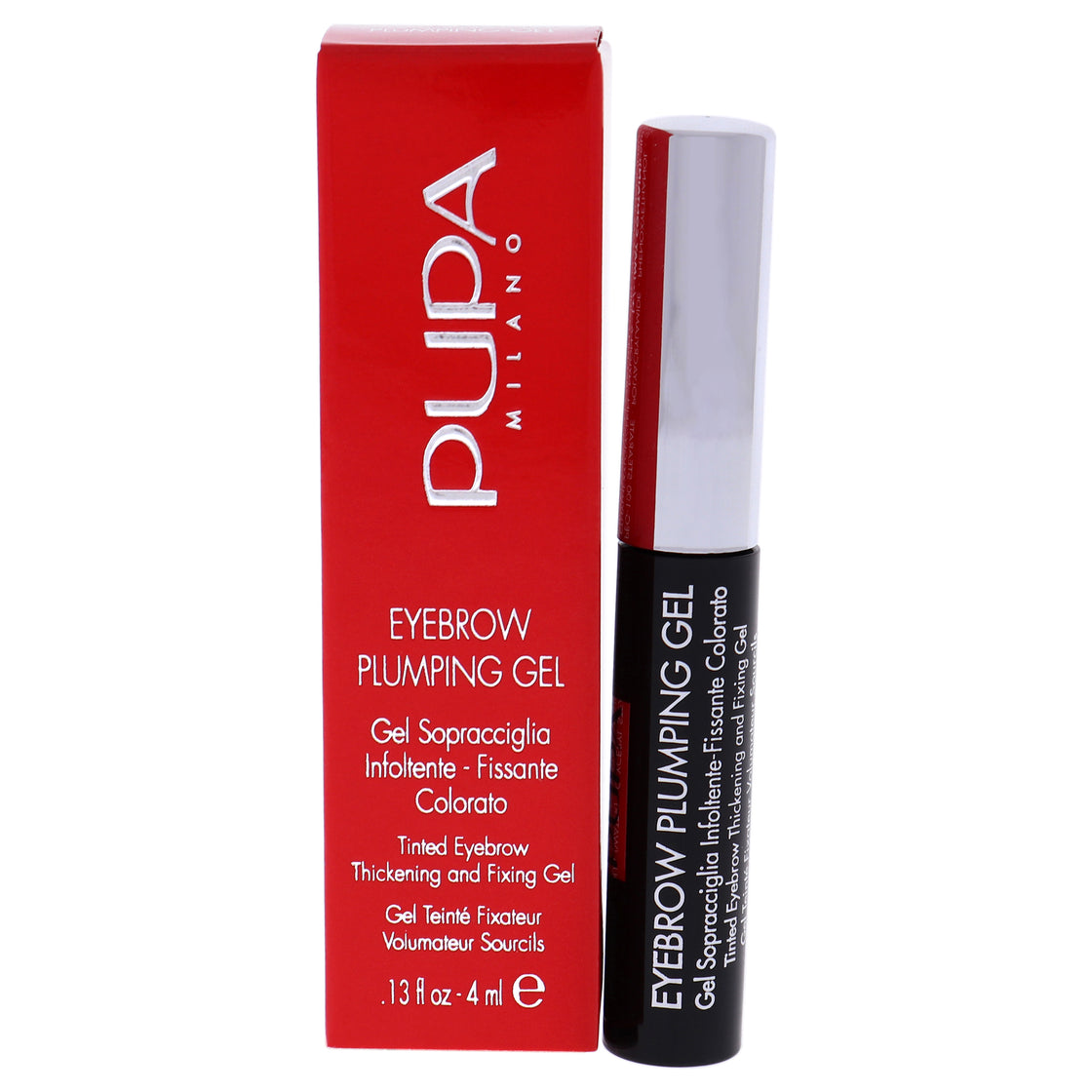 Eyebrow Plumping Gel - 003 Dark Brown by Pupa Milano for Women - 0.13 oz Eyebrow Gel