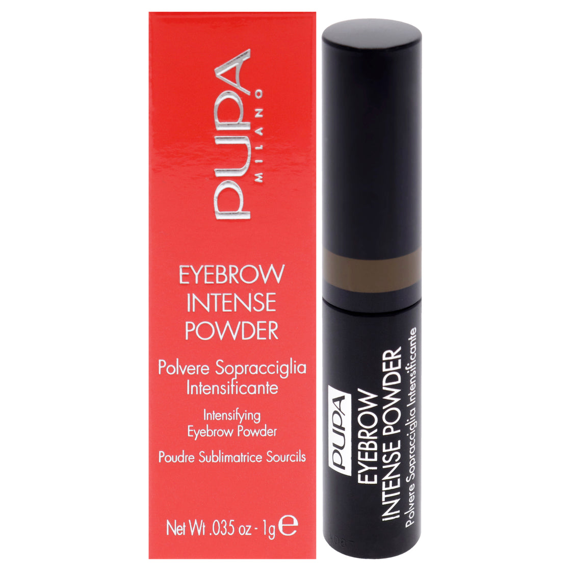 Eyebrow Intense Powder - 001 Blonde by Pupa Milano for Women - 0.035 oz Eyebrow