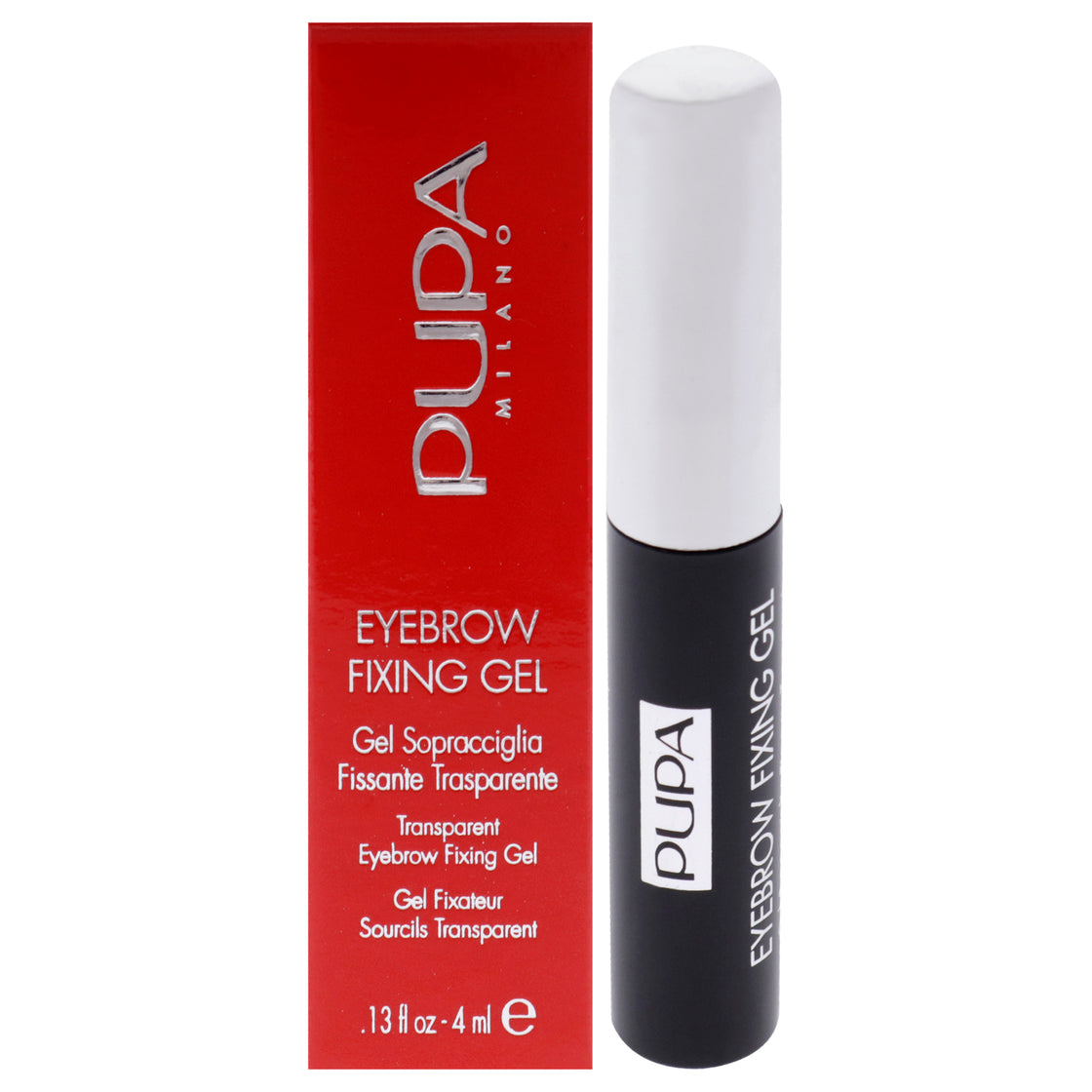 Fix and Lift Eyebrow Styler - 100 Clear by Pupa Milano for Women - 0.13 oz Eyebrow Gel