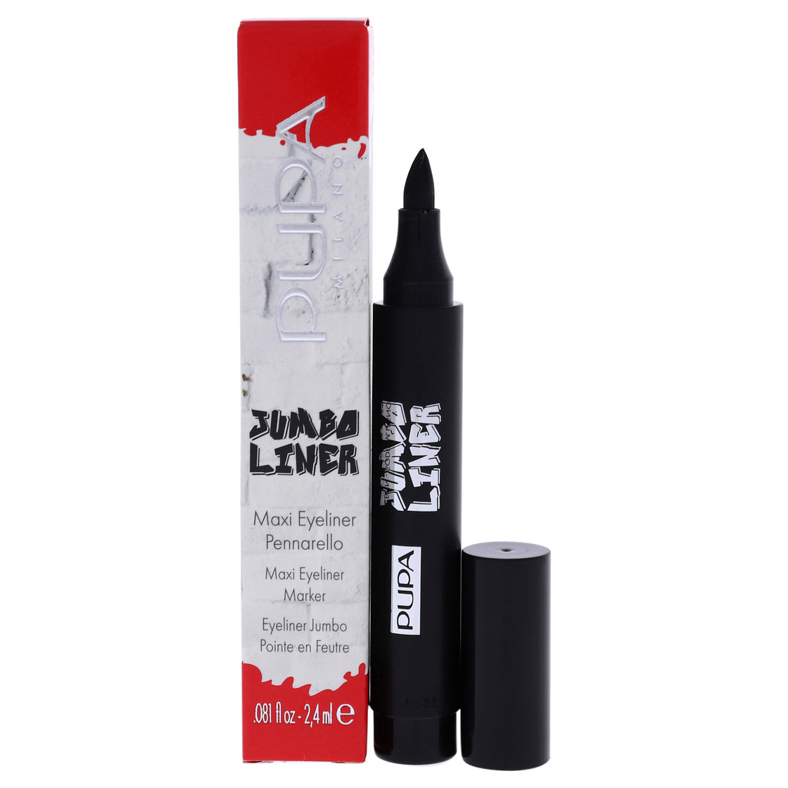 Jumbo Liner - 001 Extra Black by Pupa Milano for Women - 0.081 oz Eyeliner