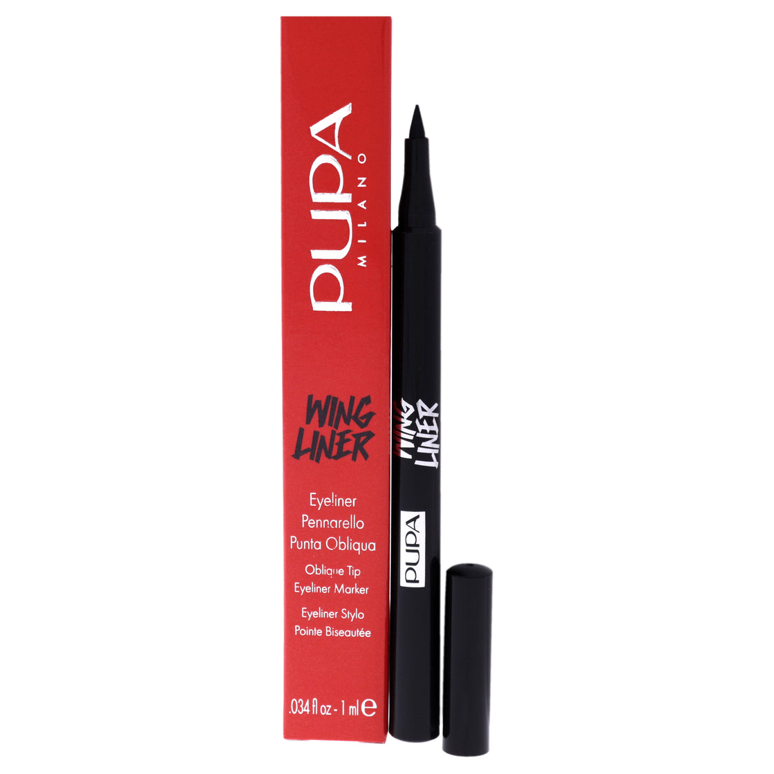 Wing Liner - 001 Extra Black by Pupa Milano for Women - 0.034 oz Eyeliner