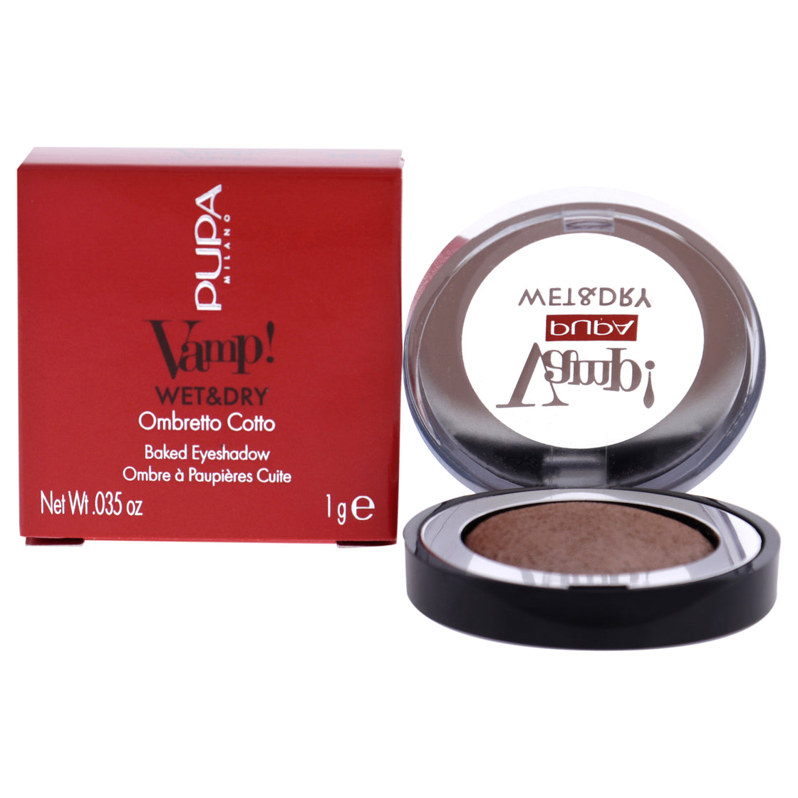 Vamp! Wet and Dry Baked Eyeshadow - 103 Rose Gold by Pupa Milano for Women - 0.035 oz Eye Shadow