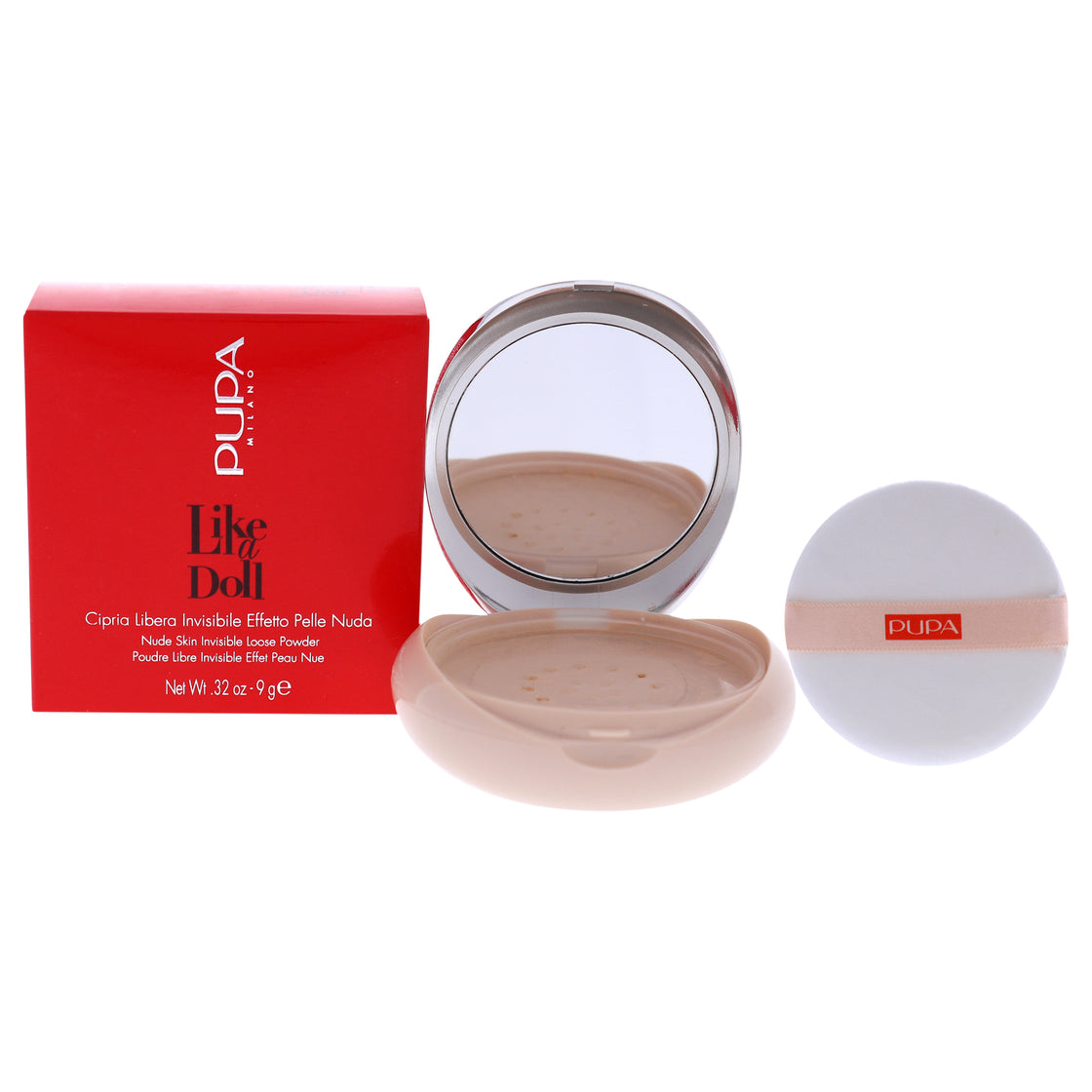 Like a Doll Invisible Loose Powder - 003 Natural Beige by Pupa Milano for Women - 0.32 oz Powder