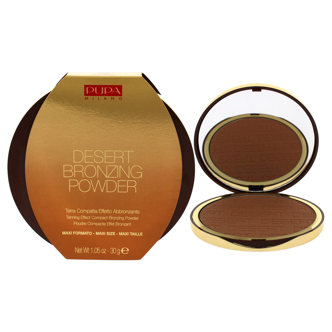 Desert Bronzing Powder - 002 Honey Gold by Pupa Milano for Women - 1.05 oz Powder