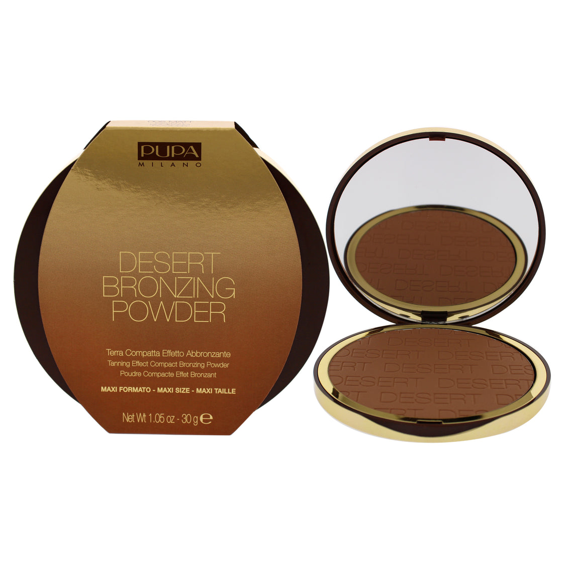 Desert Bronzing Powder - 005 Light Sun Matt by Pupa Milano for Women - 1.05 oz Powder