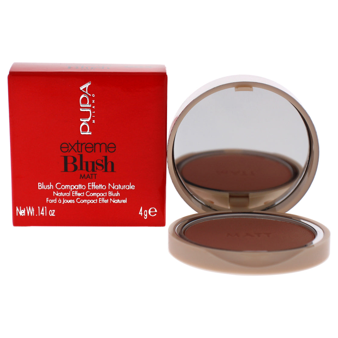 Extreme Blush Matt - 005 Rose Brown by Pupa Milano for Women - 0.141 oz Blush