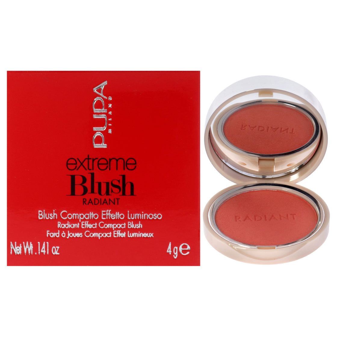 Extreme Blush Radiant - 030 Coral Passion by Pupa Milano for Women - 0.141 oz Blush