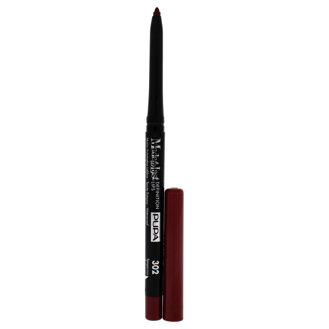 Made To Last Definition Lips - 302 Chic Burgundy by Pupa Milano for Women - 0.012 oz Lip Pencil