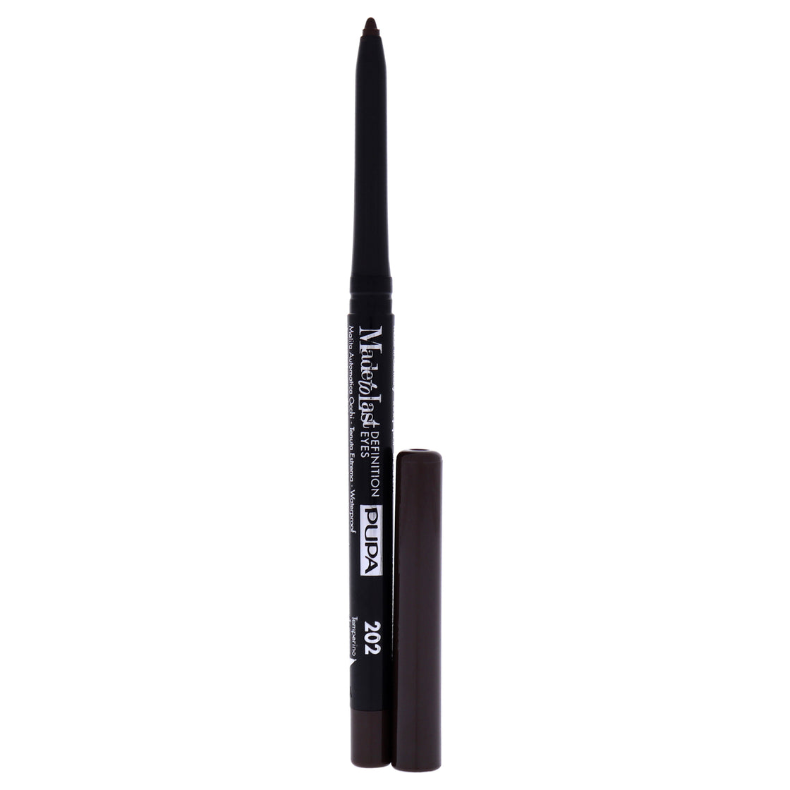 Made To Last Definition Eyes - 202 Dark Cocoa by Pupa Milano for Women - 0.012 oz Eye Pencil