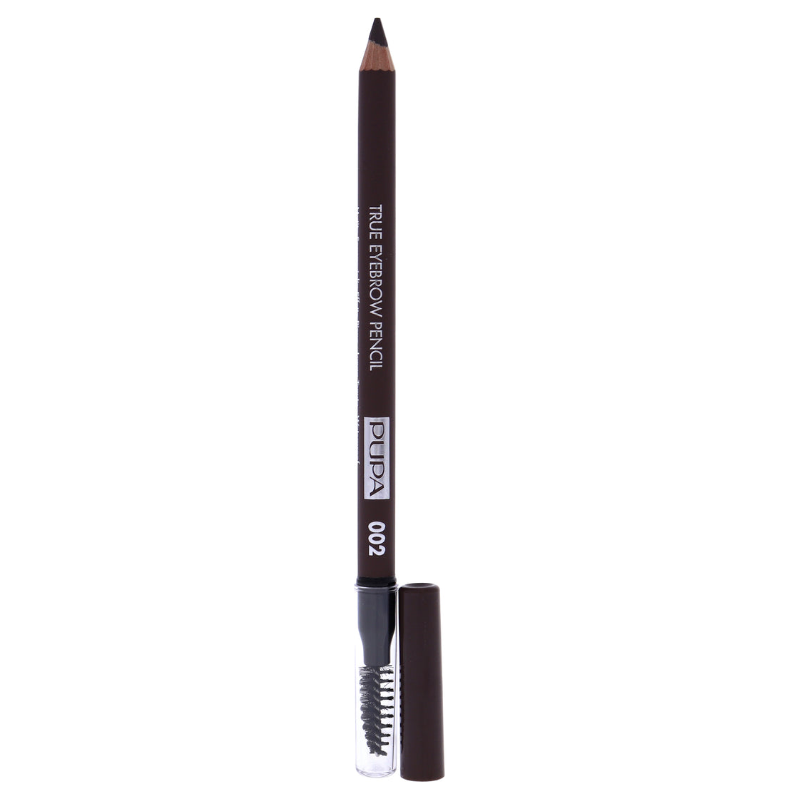 True Eyebrow Pencil - 002 Brown by Pupa Milano for Women - 0.038 oz Eyebrow Pencil