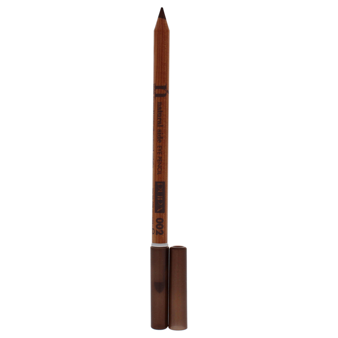 Natural Side Eye Pencil - 002 Dark Earth by Pupa Milano for Women - 0.038 oz Eyebrow Pencil