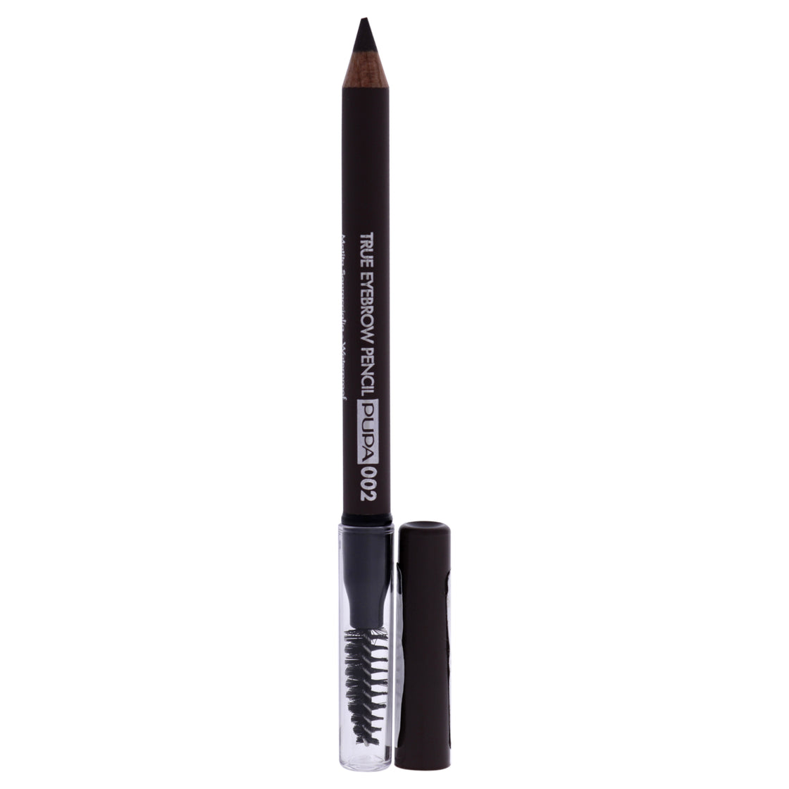 True Eyebrow Pencil Waterproof - 002 Brown by Pupa Milano for Unisex 0.023 oz Eyebrow Pencil