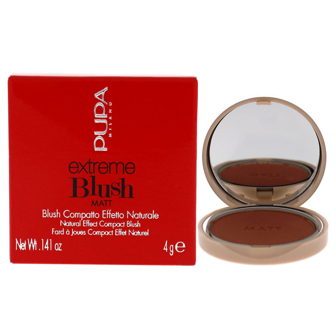 Extreme Blush Matt - 002 Natural by Pupa Milano for Women 0.141 oz Blush