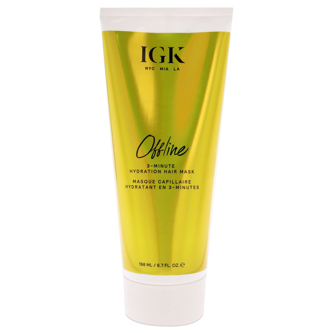 Offline 3 Minute Hydration Hair Mask by IGK for Unisex - 6.7 oz Masque